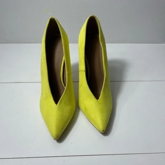 ASOS Neon Yellow Heels - Picture 4 of 15